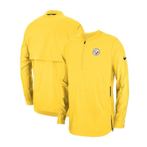 Nike Other - NFL Men's Pittsburgh Steelers Nike Gold Sideline Lockdown Quarter-Zip Jacket XL